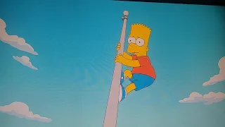 Bart Simpson on a flagpole! 🏁