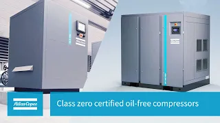 Atlas Copco | Class zero certified oil-free compressors | Maximum reliability, no contamination