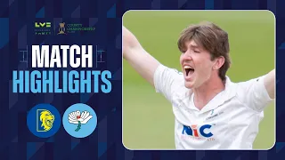 Highlights: Durham vs Yorkshire - Day Two