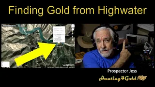 Finding Placer Gold from High Water (Gold Prospecting)