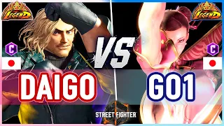 SF6 🔥 Daigo (Ken) vs GO1 (Chun-Li) 🔥 Street Fighter 6