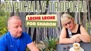 Sharon Has A LECHE LECHE Near The Jungle In North Tenerife