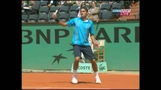 Roland Garros 2007 SF - R.Federer vs N.Davydenko Highlights