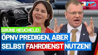 Grüne predigen ÖPNV und nutzen selbst den Fahrdienst! Dr. Dirk Spaniel - AfD-Fraktion im Bundestag