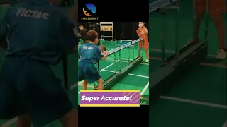 Asian kids play table tennis on a small table #Shorts
