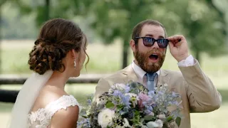 Bride Surprises Groom with EnChroma (Colorblind) Glasses!
