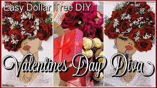 Lady Valentines DIY | Easy Valentines Day DIY | Valentines Day Dollar Tree
