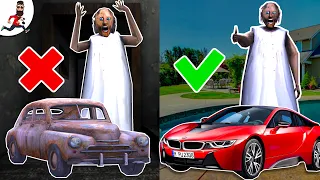 Granny Car vs New Car ► funny horror animation granny parody game