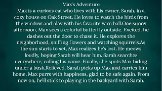 MAX'S ADVENTURE LEVEL A1