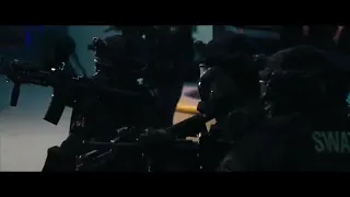 Venom vs Swat - fight scene