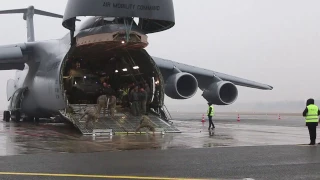 3-10 Combat Aviation Brigade at Riga International Airport, B-Roll