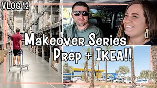 VLOG 12 - NEW! Makeover Series Prep & Plans + IKEA Shop With Me Summer 2022 | Kyle & Amanda Vlog