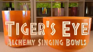 Tiger's Eye Alchemy Singing Bowls | Crystal Tones Sedona