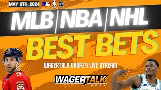 Free Picks & Predictions for MLB | NBA + NHL Playoff BEST BETS: May 6