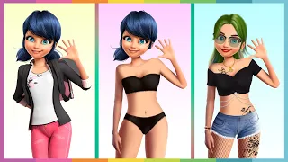 Miraculous Ladybug Glow Up into Bad Girl | Miraculous Ladybug Transformation