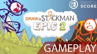 Draw a Stickman: EPIC 2 Nintendo Switch 7 Min Gameplay