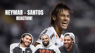 FIRST TIME REACTION TO NEYMAR AT SANTOS! | Half A Yard Reacts