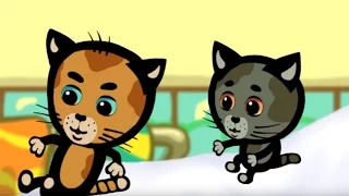 Песенки для детей - Три котёнка - К чистоте будь готов! обучающая детская песенка