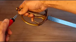 Disassembling a M.1833 Albertina sword (and putting it back together)