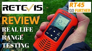 Retevis RT45 P 16 Ch Licence free 446MHz PMR radio. Surprising results !