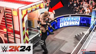 Ambulance Match | Stone Cold (2001) Vs Undertaker (2003) WWE 2K24 | EmZee | Gameplay