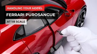 Handling your Model: Ferrari Purosangue at 1:8 scale