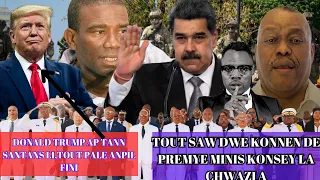 NOUVEL CHO;GUY FILIP DEDOUBLE REVOLUTION AN PRAN LOT NIVO,NOUVO PREMYE MINIS HAITI,TRUMP PRESKE LOCK