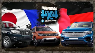 Comparativa 4x4 al límite!: Toyota Land Cruiser, Dacia Duster, VW Touareg | Mundial 4x4 Diariomotor