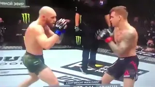 fights Conor McGregor beaten by Dustin Poirier at UFC