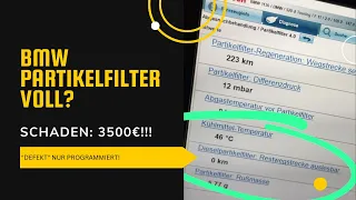 BMW Partikelfilter Fehler P244800 und P244900 im #BMW 530d "Defekt" nur programmiert - 3500€ umsonst