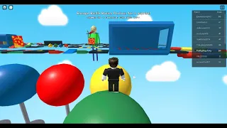 Escape Baldi Basics Parkour Obby!