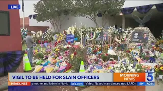 Hundreds expected to attend vigil for fallen El Monte officers