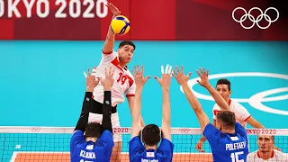 Четвёртая победа волейболистов ОКР на Олимпиаде 🏐