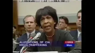 CIA Drug Trafficking Allegations Hearing (1998) | w/ Maxine Waters Gary Webb