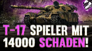 T-17 Spieler mit fast 14.000 Schaden im T95/FV4201 Chieftain [World of Tanks - Gameplay - Deutsch]
