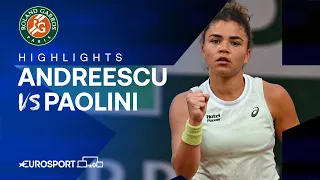 Bianca Andreescu vs Jasmine Paolini | Round 3 | French Open 2024 Highlights 🇫🇷
