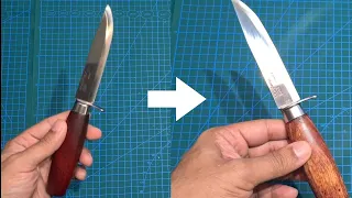 Morakniv Classic Mod | Modifying Mora Classic 2 Handle | Making Mora Classic Waterproof