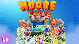 Braxton and Ryder play with Heroes of Goo Jit Zu - Moose Toys | Videos for Kids