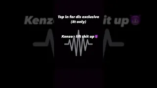 KENZO | Lift Shit Up (Official Snippet) *Tap In*