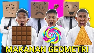 PILIH KARAKTER MUKA KARDUS VIRAL SESUAI MAKANAN GEOMETRI!😱 MALAH ADU TIKTOK? | Mikael TubeHD