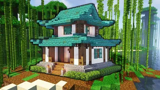 Minecraft kleines Japanisches Haus bauen Tutorial 1.20 - Japanisches Haus in Minecraft bauen 1.20