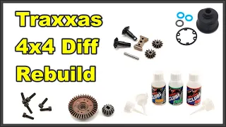 Traxxas Diff Rebuild tutorial - clean, maintain, disassemble - Slash/Stampede/Rustler/Rally 4x4