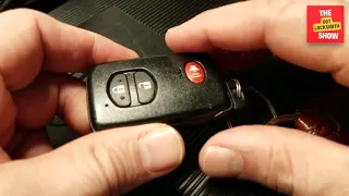 Toyota Prius unlock with dead FOB and open manually with