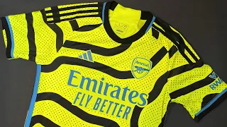 New Arsenal FC 23/24 ADIDAS AWAY Kit Hands On Review.