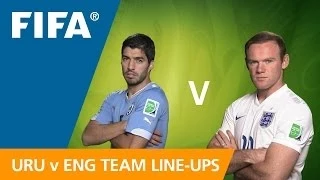 Uruguay v. England - Teams Announcement