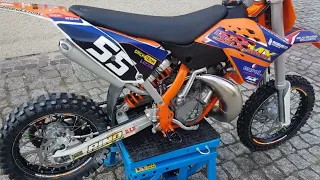 KTM SX 65 2012 COLD START