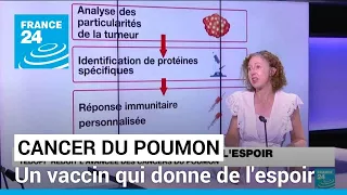 Cancer du poumon : résultats positifs d'un vaccin thérapeutique • FRANCE 24