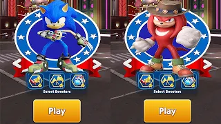 Sonic Prime Dash - Wolverine Sonic vs Movie Hunter Knuckles | All Characters Unlocked | New Update