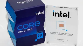Intel Core i9-11900K BOX распаковка