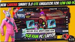 (New) Garena Smart 3.0 Free Fire OB40 Best Emulator For Low End PC 1GB Ram - Without Graphics Card